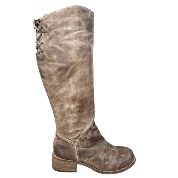 Corral Women’s Distressed Brown Leather Riding Boots Size US 8 - Picture 1 of 12